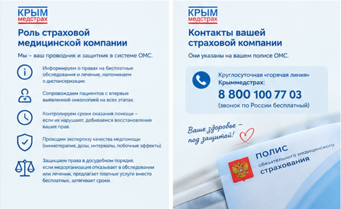«Крыммедстрах»: лечение и профилактика рака в рамках ОМС